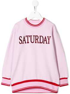 Alberta Ferretti Kids толстовка Saturday