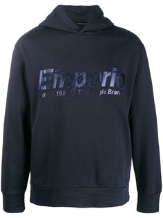 Emporio Armani худи с вышитым логотипом