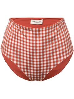Mara Hoffman плавки бикини Lydia в клетку