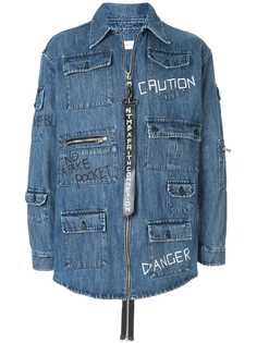 Faith Connexion джинсовая куртка с принтом