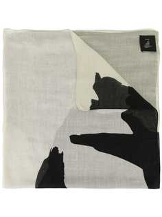 Discord Yohji Yamamoto шарф с принтом