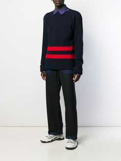 Marni джемпер в рубчик с контрастными полосками