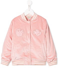 Kenzo Kids куртка-бомбер Pink Tiger