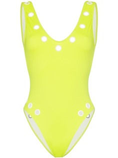 Solid & Striped слитный купальник Michelle с люверсами