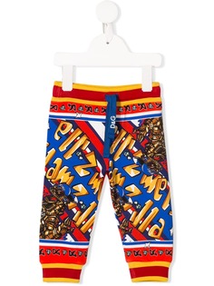 Dolce & Gabbana Kids спортивные брюки с узором