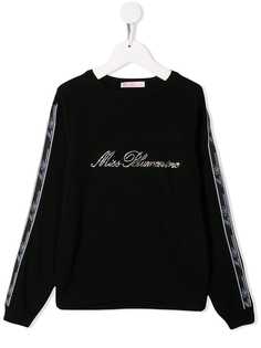 Miss Blumarine джемпер с кристаллами