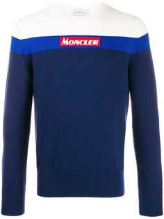 Moncler джемпер в стиле колор-блок