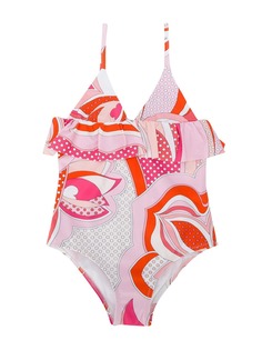 Emilio Pucci Junior купальник с принтом Acapulco
