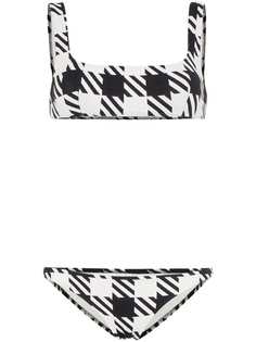 Solid & Striped бикини в ломаную клетку