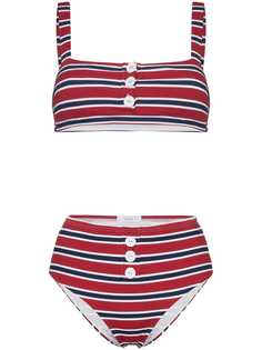 Onia лиф бикини Carolina Sam в полоску