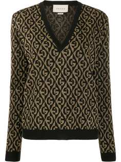 Gucci джемпер с узором G Rhombus