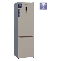 Холодильник SHIVAKI BMR-2016DNFBE, двухкамерный, бежевый
