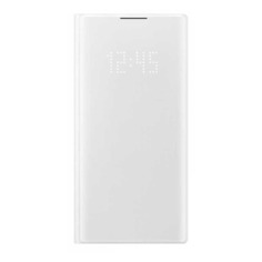 Чехол (флип-кейс) SAMSUNG LED View Cover, для Samsung Galaxy Note 10, белый [ef-nn970pwegru]