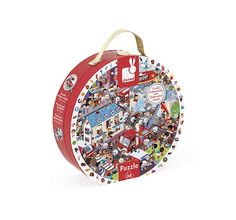 Пазл Janod Пожарные 208 элементов чемодан