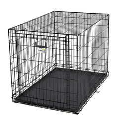 MidWest Клетка для собак Ovation с торцевой вертикально-откидной дверью,черный,111x72x77 см