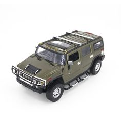 Машина на радиоуправлении MZ hummer h2 green 35 см 1 : 14