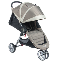 Прогулочная коляска Baby Jogger City Mini Single, цвет: песочный/серый