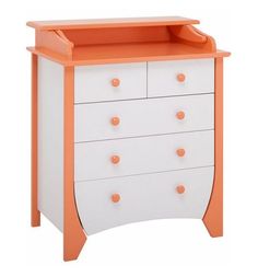 Комод Papaloni Olivia 650, цвет: коралл/дымка