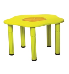 Детский стол King Kids Сэнди с системой хранения мелочей, цвет: желтый