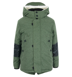 Куртка Artel Классика, цвет: зеленый/черный