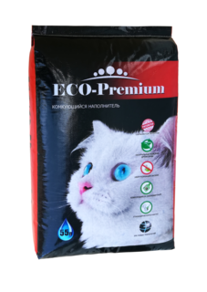 Наполнитель комкующийся Eco Premium, 20