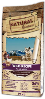 Сухой корм Natural Greatness Wild Recipe для взрослых собак, 12 кг