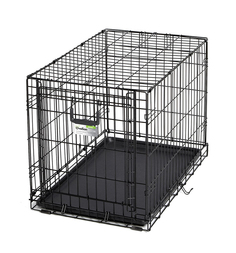 MidWest Клетка для собак Ovation с торцевой вертикально-откидной дверью,черный,95x59x64 см