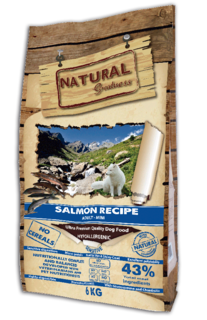 Сухой корм Natural Greatness Salmon Recipe Sensitive с чувствительным пищеварением, 6 кг
