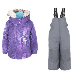 Комплект куртка/полукомбинезон Gusti, цвет: фиолетовый