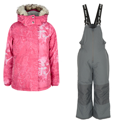 Комплект куртка/полукомбинезон Gusti, цвет: розовый