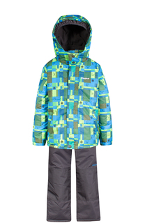 Комплект куртка/полукомбинезон Zingaro By Gusti, цвет: зеленый/синий