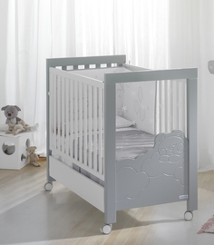 Детская кровать Micuna Dolce Luce Relax Plus, цвет: белый/серый