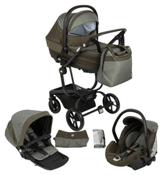 Коляска 3 в 1 Cam Taski Tris, цвет: зеленый C.A.M.