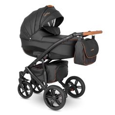 Коляска 3 в 1 Camarelo Sirion Eco, цвет: черный