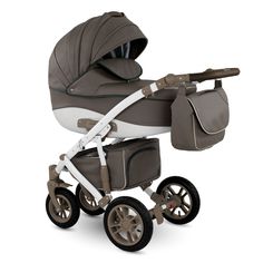 Коляска 3 в 1 Camarelo Sirion Eco, цвет: коричневый