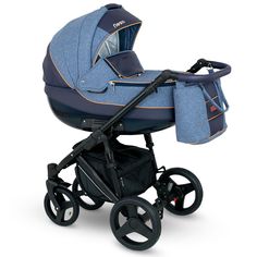 Коляска 3 в 1 Camarelo Neso, цвет: синий