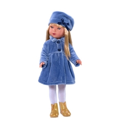 Кукла Vestida de Azul Снегурочка Карлотта блондинка с челкой 28 см