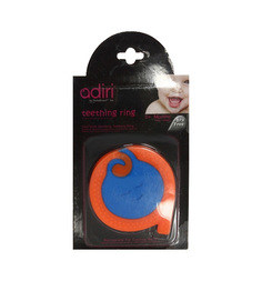 Прорезыватель Adiri Teething Rings cyan-orange