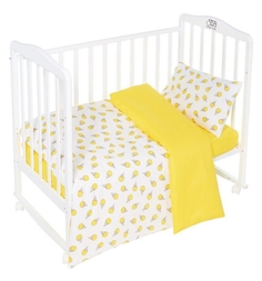 Комплект постельного белья Sweet Baby Gelato Giallo, цвет: желтый 3 предмета пододеяльник 140 х 110 см