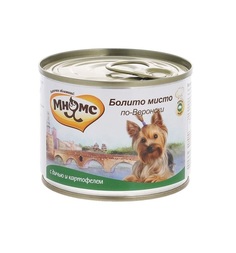 Влажный корм Мнямс для взрослых собак, болито мисто по-веронски (дичь/картофель), 200г