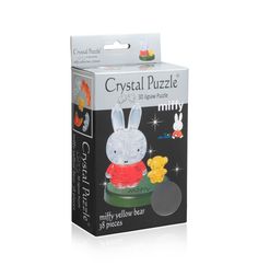 Головоломка 3D Crystal Puzzle Миффи и медвежонок