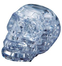 Головоломка Crystal Puzzle Череп Серебристый цвет: прозрачный