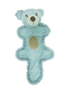 Игрушка для собак Aromadog Мишка с хвостом, цвет: голубой, 25 см