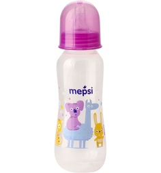 Бутылочка Mepsi противоколиковая полипропилен с рождения, 250 мл, цвет: фиолетовый