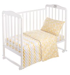 Комплект постельного белья Sweet Baby Colori Giallo, цвет: желтый 3 предмета наволочка 60 х 40 см
