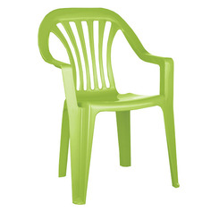 Детский стул Бытпласт, цвет:зеленый
