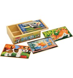 Деревянные пазлы Melissa&Doug Домашние животные