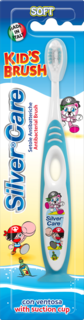 Зубная щетка Silver Care Kids Brush мягкая, цвет: голубой