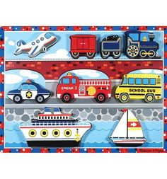 Пазл Melissa&Doug Транспорт