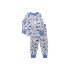 Пижама джемпер/брюки Котмаркот, цвет: голубой